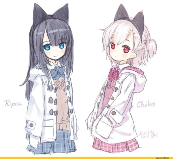 Аниме чёрно белые