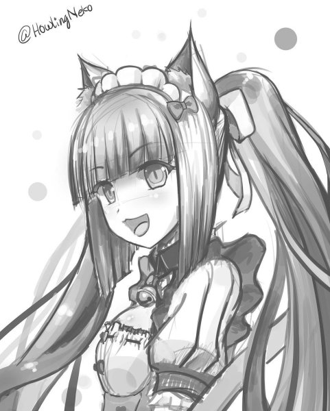 Неко для срисовывания