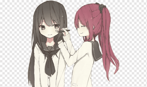 Аниме 2 подруги