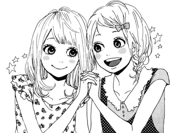 Раскраска для лучшей подруги
