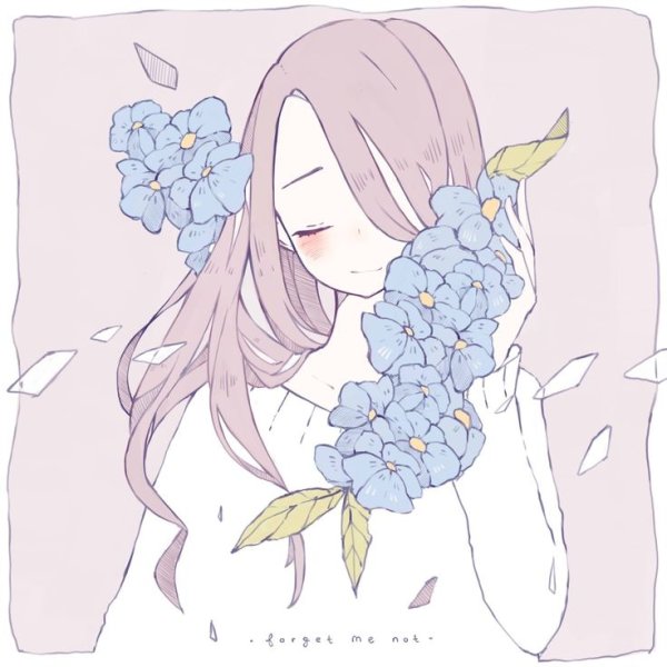 Позы для рисования с цветами