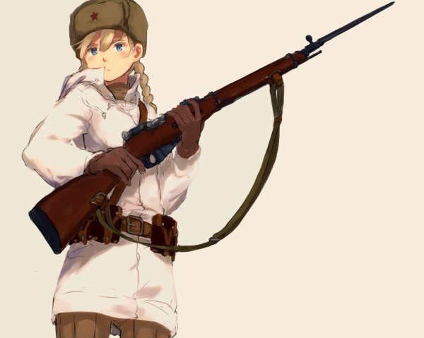 С днем защитника Отечества в стиле аниме