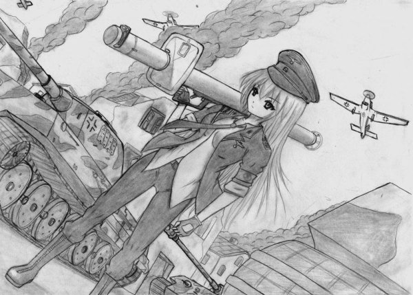 Аниме война для срисовки