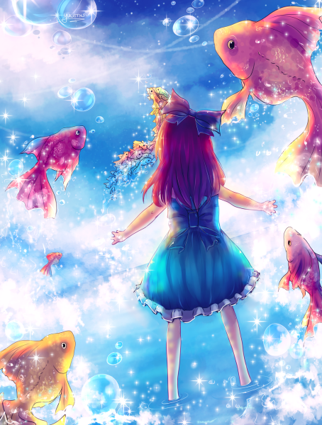 Золотая рыбка аниме