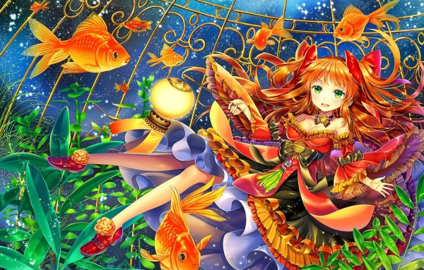 Золотая рыбка аниме