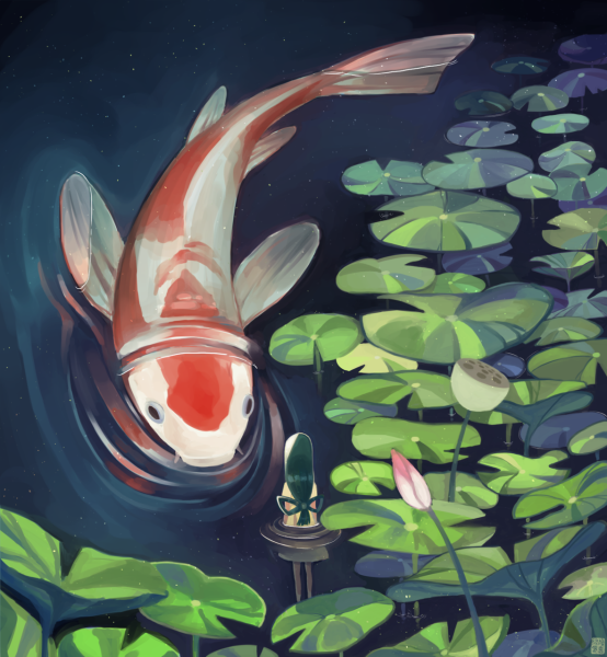 Карпы кои Хаяо Миядзаки