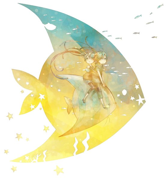 Аниме рыбы милые