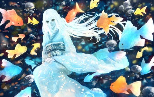 Аниме про девочку рыбку