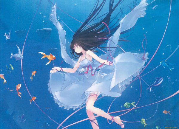 Аниме про девочку рыбку