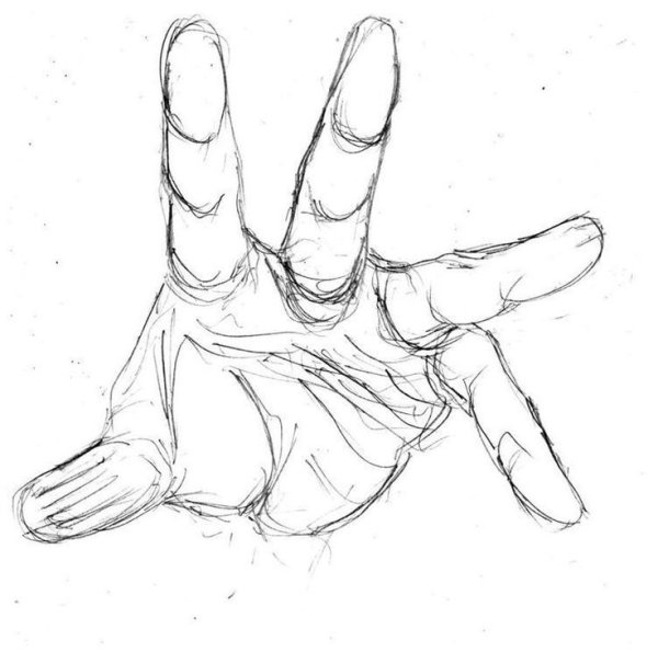 Ладонь карандашом