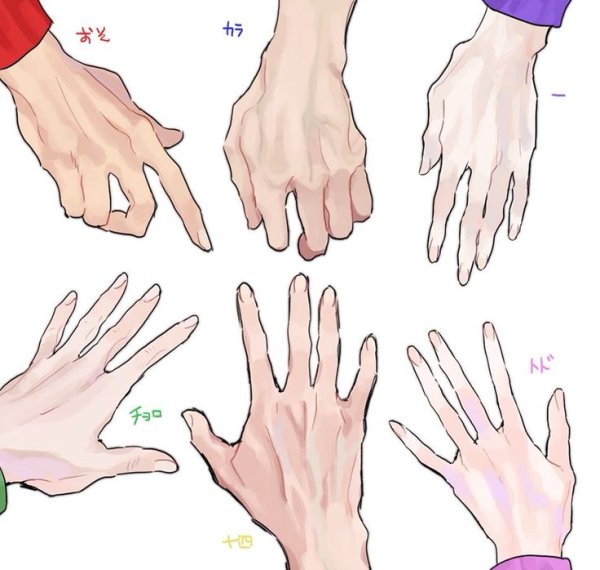 Референсы рук