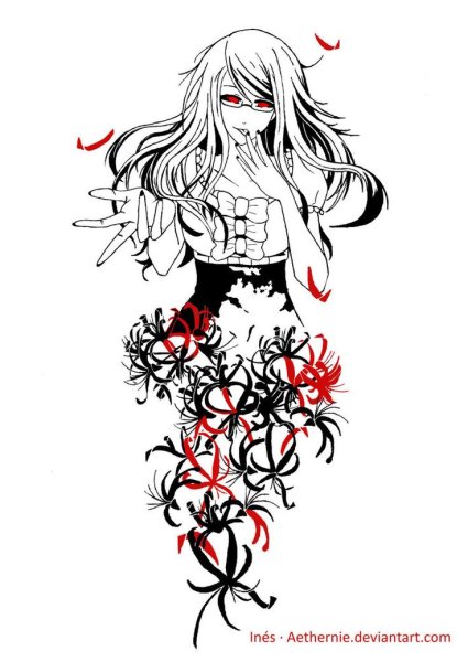 Аниме тату эскизы Токийский гуль