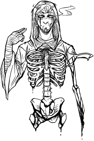 Скелет скетч