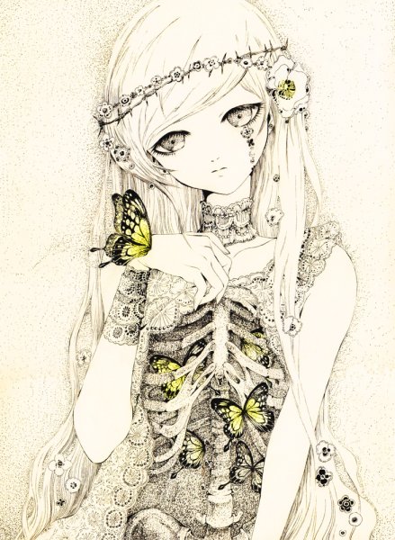 Аниме девушки скиолеты