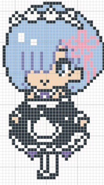 Аниме вышивать крестиком