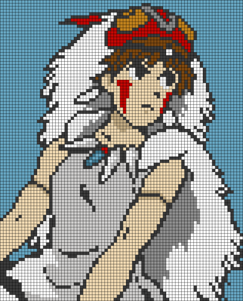 Вышивание крестиком аниме Сейлор Мун