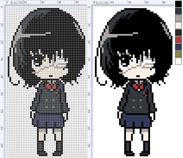 Сейлор Мун вышивка крестом