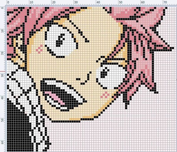 Вышивание крестиком аниме Сейлор Мун