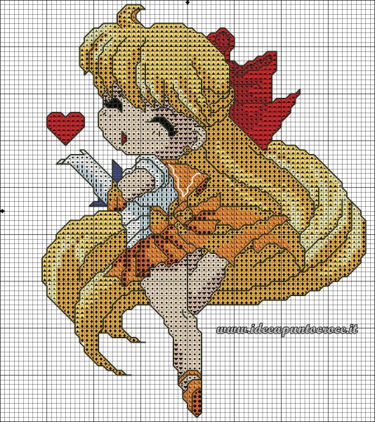 Вышивание крестиком аниме Сейлор Мун