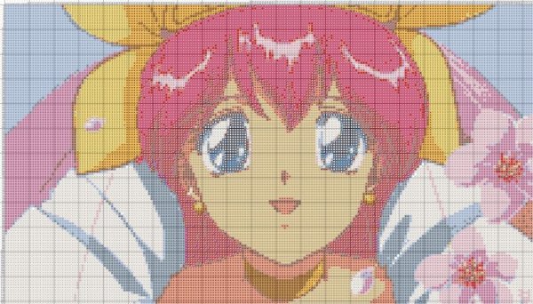 Вышивки крестиком аниме синий экзорцист