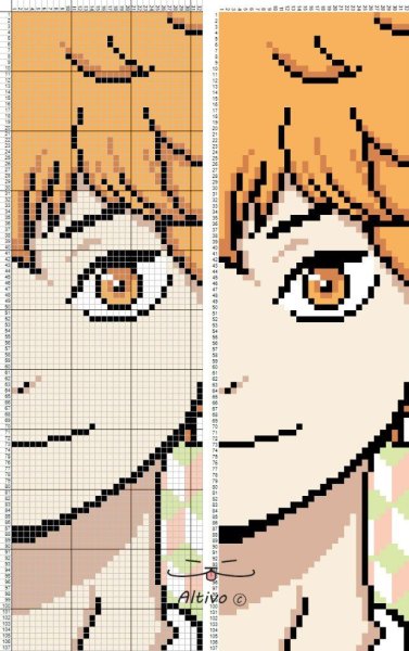 Схемы вышивки крестом аниме Токийский гуль