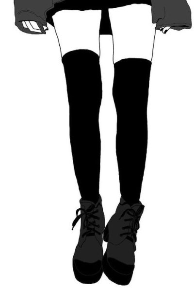 Аниме стройные ноги