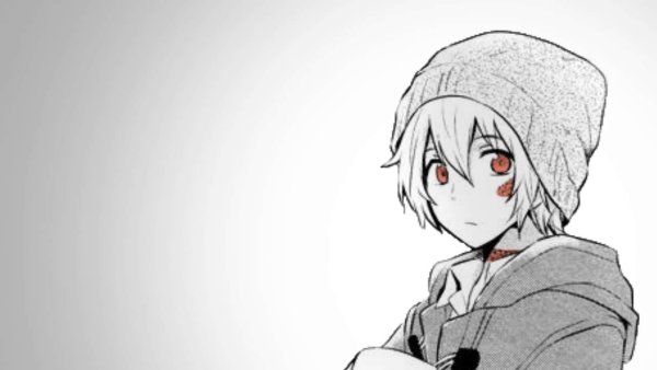 Аниме мальчик в шапке