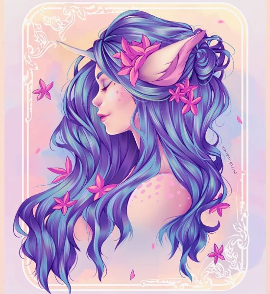 Девушка Единорог