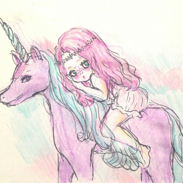 Девушка Единорог