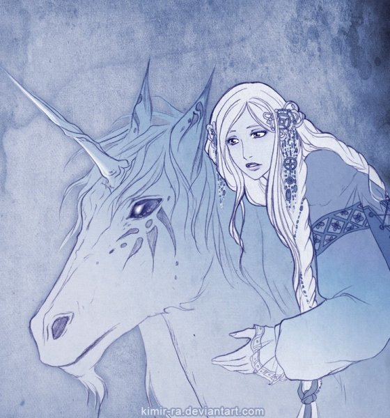 Человек Единорог аниме