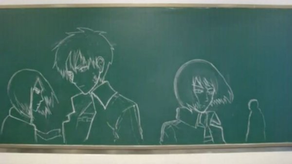 Аниме на меловой доске