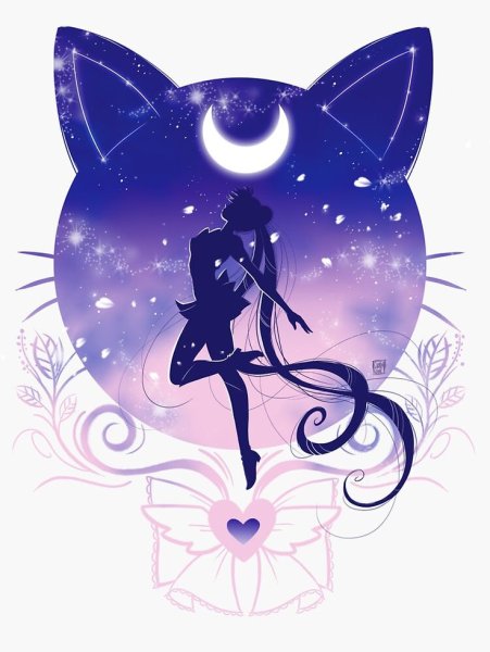 Луна сейлормун кошка