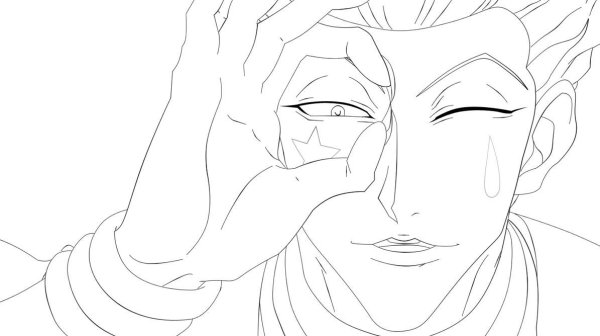 Хисока Хантер карандашом