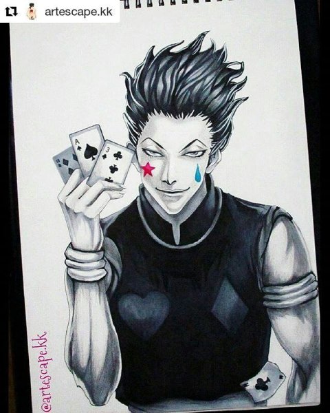 Тату Хантер х Хантер Хисока