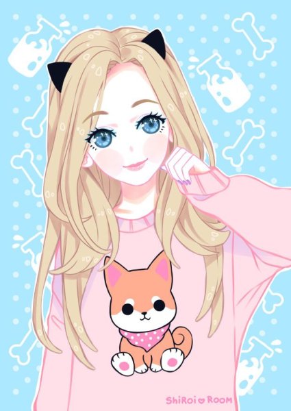 Красивые кавайные девочки