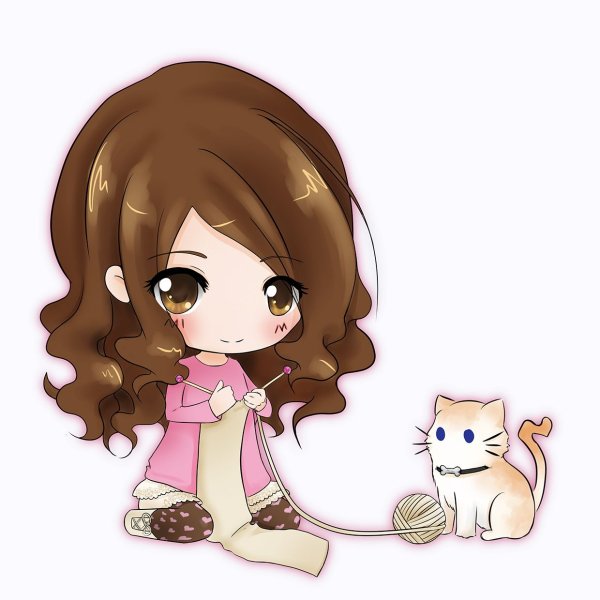 Аниме девушки Чиби