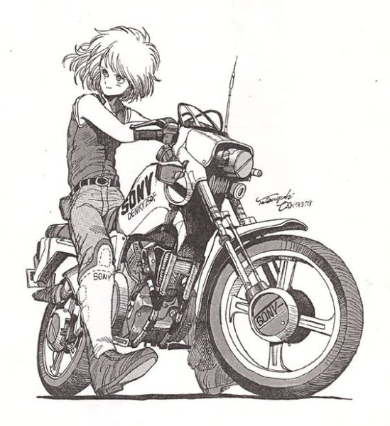 Референсы человека на мотоцикле