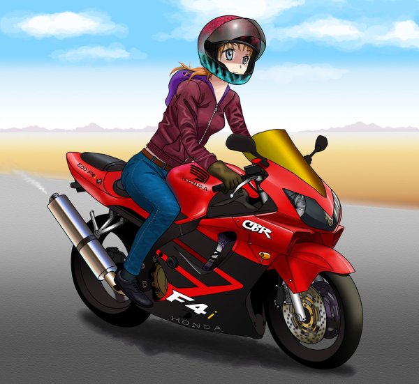 Honda CBR 600 f4i аниме