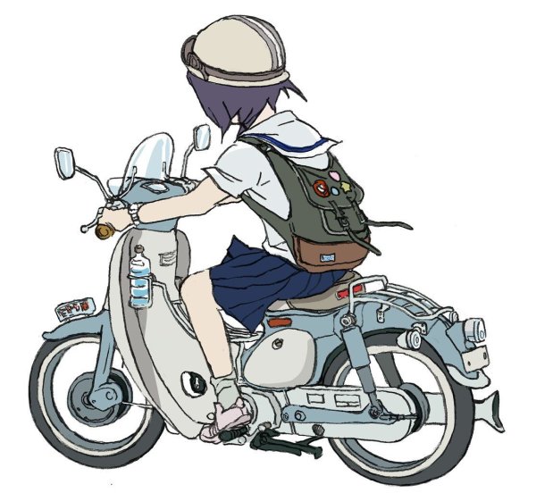 Байкерша арт