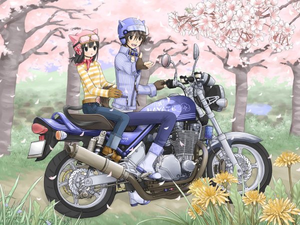 Аниме мотоциклист