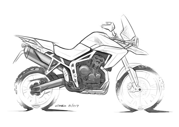 Аниме на байке