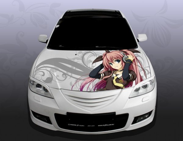 Аниме винил на авто