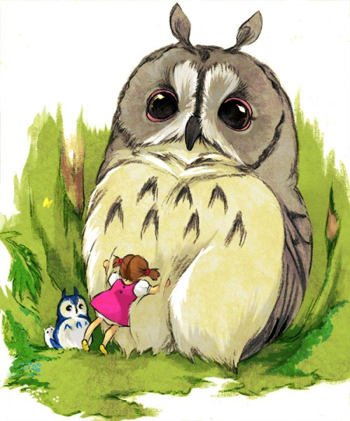 Анимешная Сова