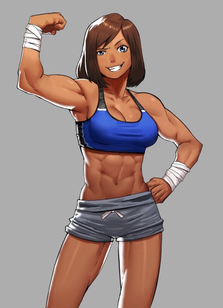 Корра muscle girl