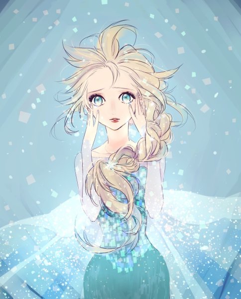 Эльза и Анна аниме