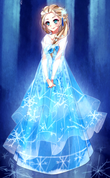 Эльза Холодное сердце аниме