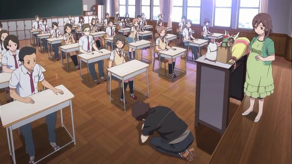 Аниме девочка учитель