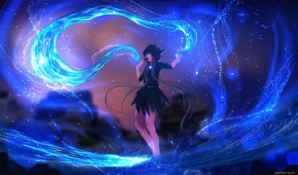 Аниме девушки с магией