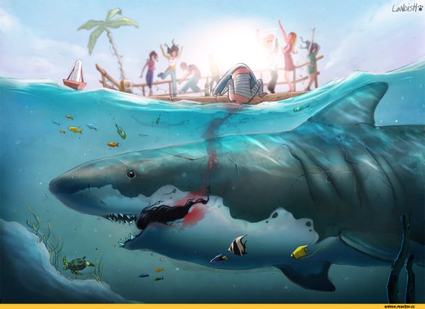 Морские чудовища МЕГАЛОДОН