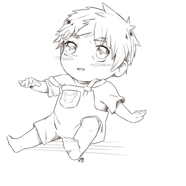 Рисование для детей аниме